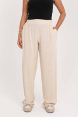Linen pants – Beige
