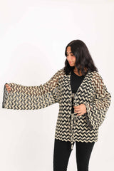 Crochet - Black & Beige