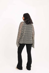 Crochet - Black & Beige