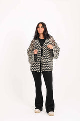 Crochet - Black & Beige