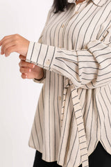 Striped Shirt - Beige
