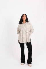 Striped Shirt - Beige