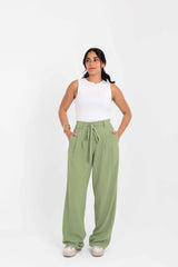 Mint Green Wide Leg Pants