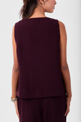 Maroon Short Vest